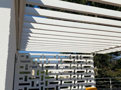 BRISE SOLEIL RAL BLANC 9016 MAT 30 % BENODET 5