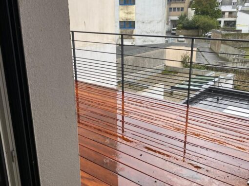 GARDE-CORPS SUR TERRASSE EN BOIS QUIMPER