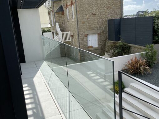 GARDE- CORPS VITRE BENODET