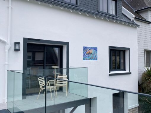 GARDE-CORPS VITRE DE TERRASSE SUR CONCARNEAU