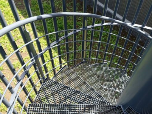 Escalier hélicoïdal extérieur