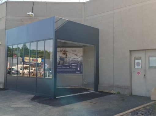 Réalisation SAS d’entrée la pharmacie Breizh Izel galerie du Carrefour à Quimper