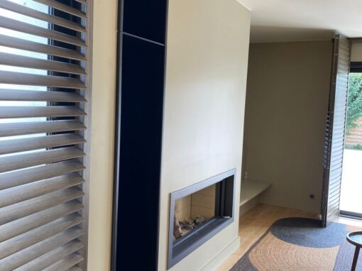 CAISSON RANGEMENT A BOIS RAL 9011 FINE TEXTURE LARMOR PLAGE 5