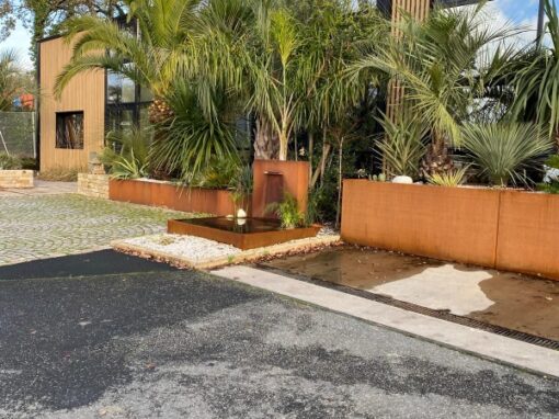 JARDINIERES EN CORTEN QUIMPER