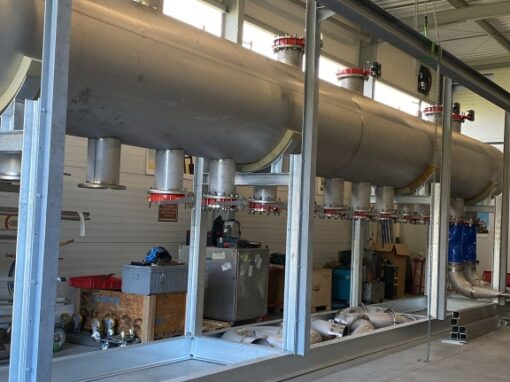 STRUCTURE METALLIQUE POUR UN INDUSTRIEL