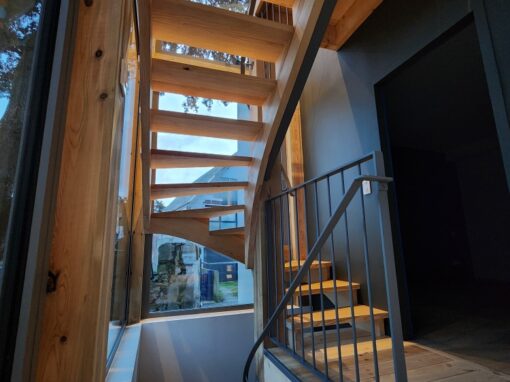 GARDE-CORPS EXTERIEURS RAL 7037 TEXTURE ILE TUDY